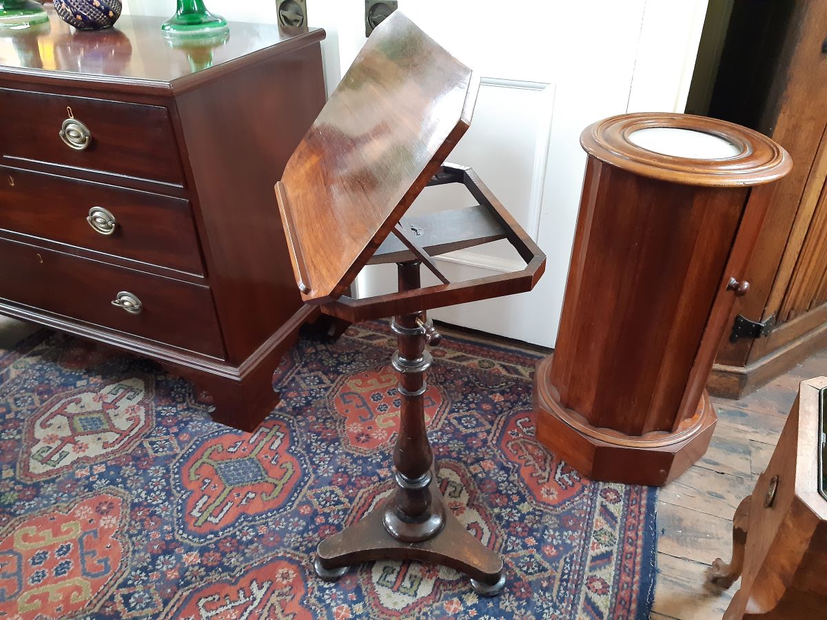 Early Victorian Rosewood Reading Table